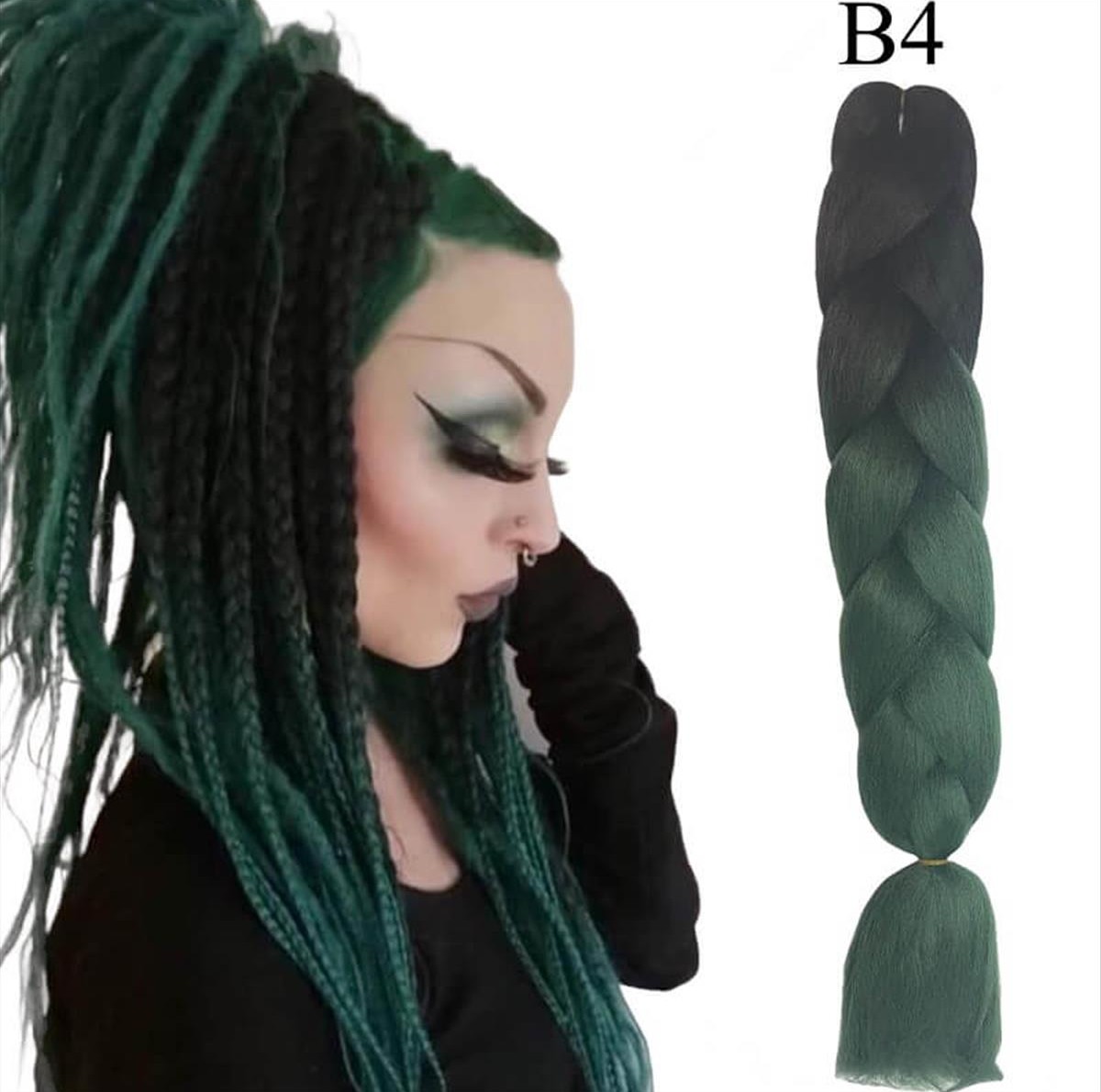 Μαλλιά για Ράστα Jumbo Braid B4 125cm