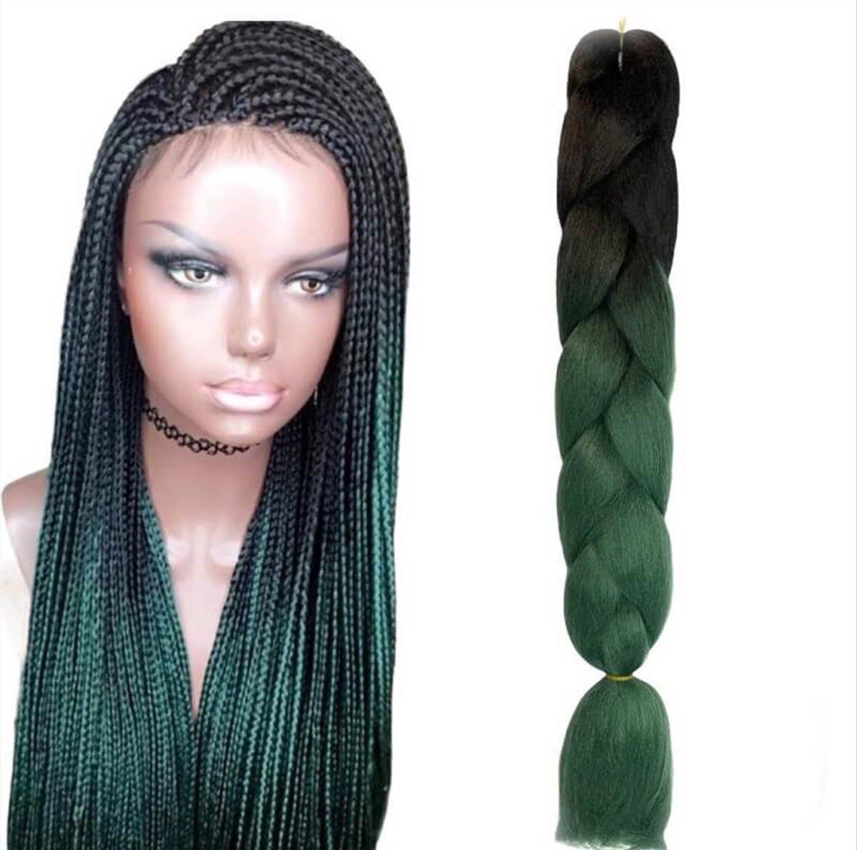 Μαλλιά για Ράστα Jumbo Braid B4 125cm