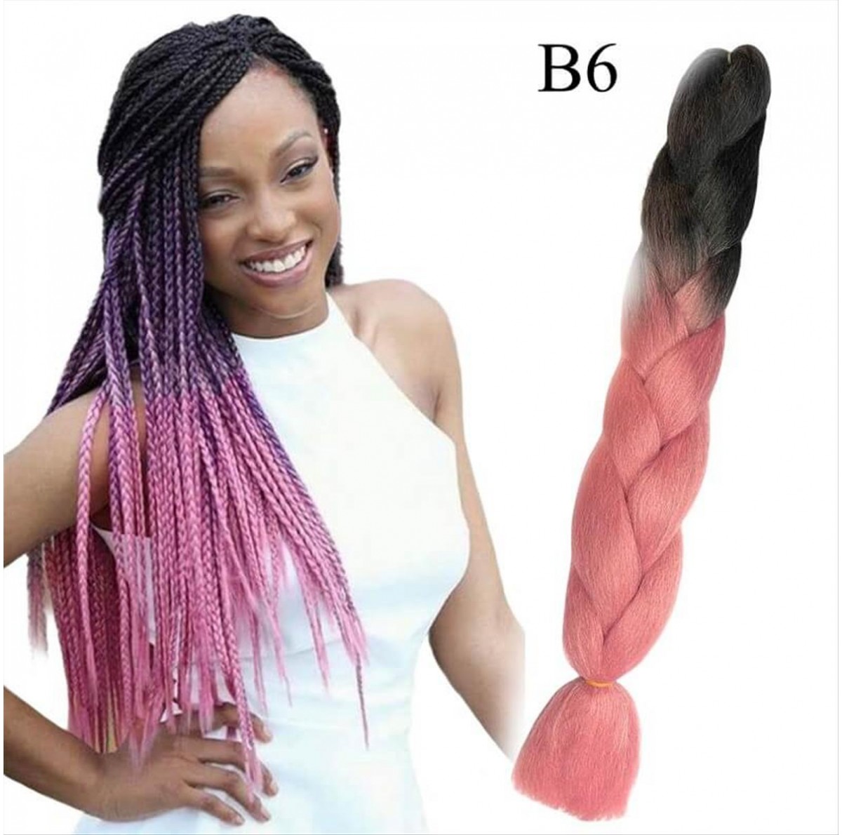 Μαλλιά για Ράστα Jumbo Braid B6 125cm