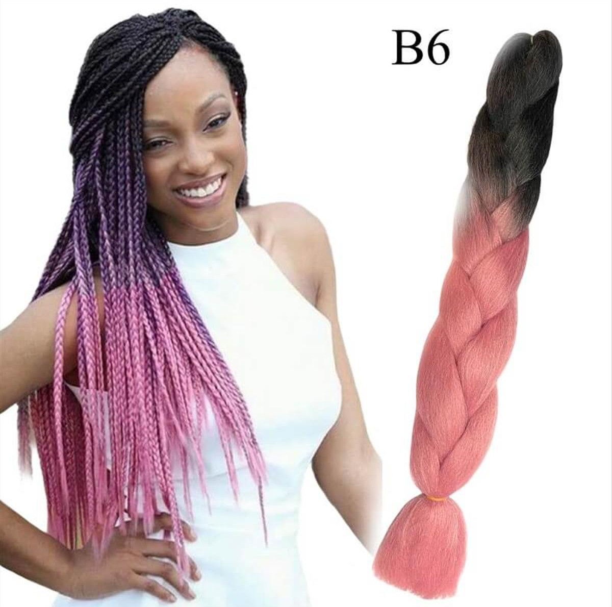 Μαλλιά για Ράστα Jumbo Braid B6 125cm