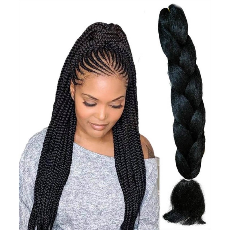 Μαλλιά για Ράστα Jumbo Braid 1 125cm