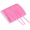 Eyelash Brush Microbrushes Extention 1.5mm Disposable Pink 100pcs