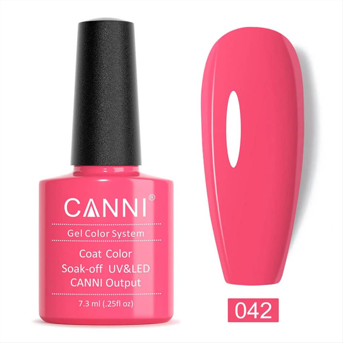 Canni Soak Off Uv/Led 042 Dark Magenta - 7.3ml