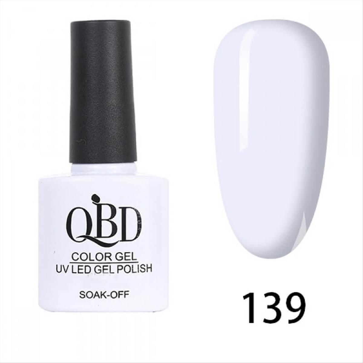 QBD Ημιμόνιμο Βερνίκι Color Gel Uv/Led Gel Polish 139 - 10ml