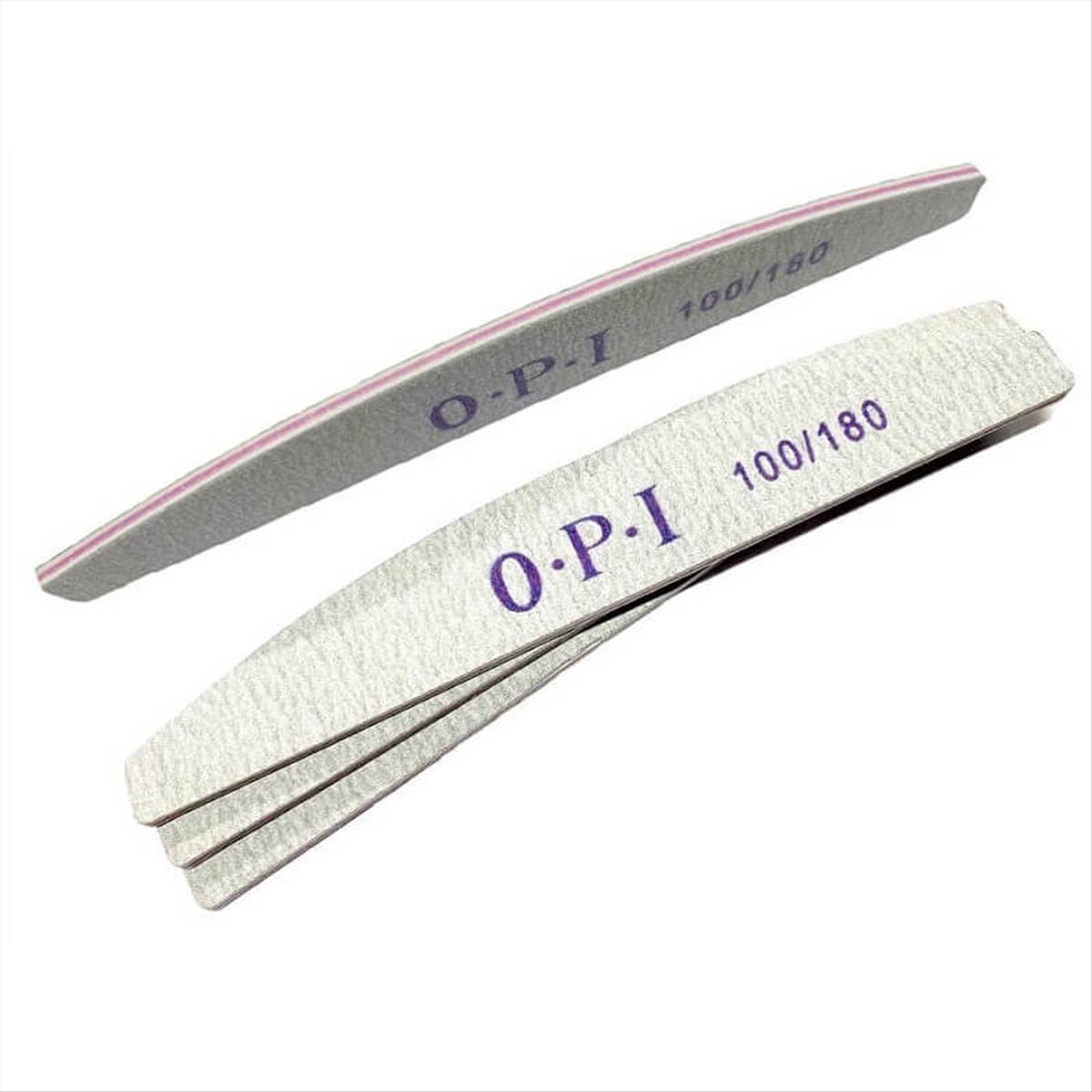 Nail Files Bumerang O.P.I 100/180 Gray