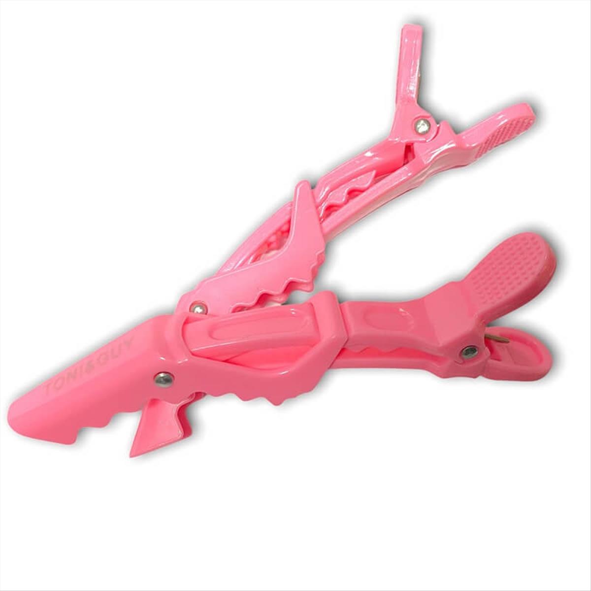 Toni & Guy Hairdressing Clips Crocodile Sharon Dedicated Pink 6pcs