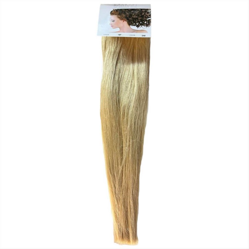 Natural Human Hair Straight Karkafi 18