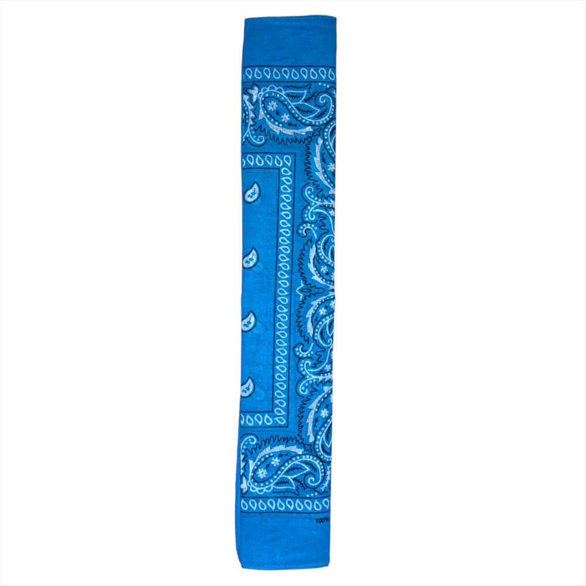 Bandana headband middle blue