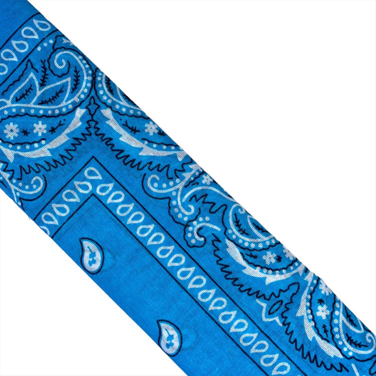 Bandana headband middle blue