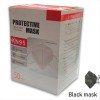 Protective Face Mask Black KN95 - 50 pcs