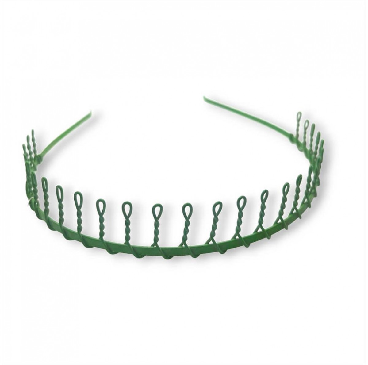 Hair Metallic Green With Teeth