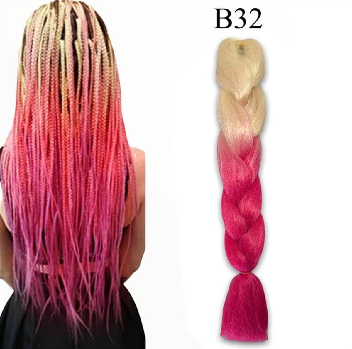 Hair Xpress  Jumbo Braid Ombre B32 125cm