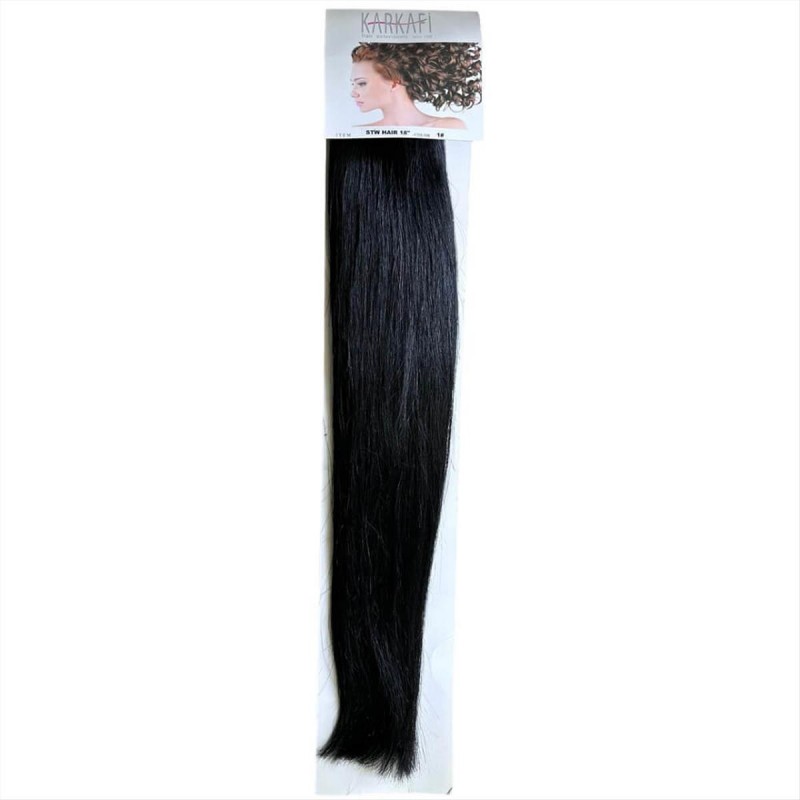 Natural Human Hair Straight Karkafi 18