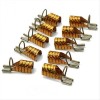 Metallic nail forms gold 5pcs