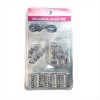 Decorative Hair Rings Mix Size Kit1 Silver