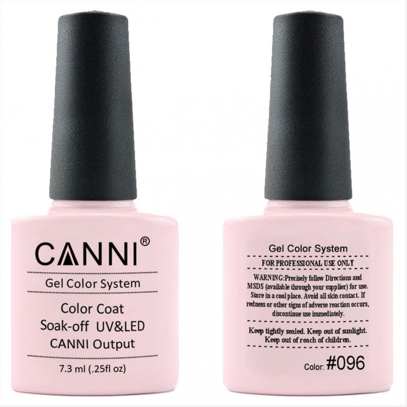 Canni Soak Off Uv/Led 096 Jelly Pink - 7.3ml