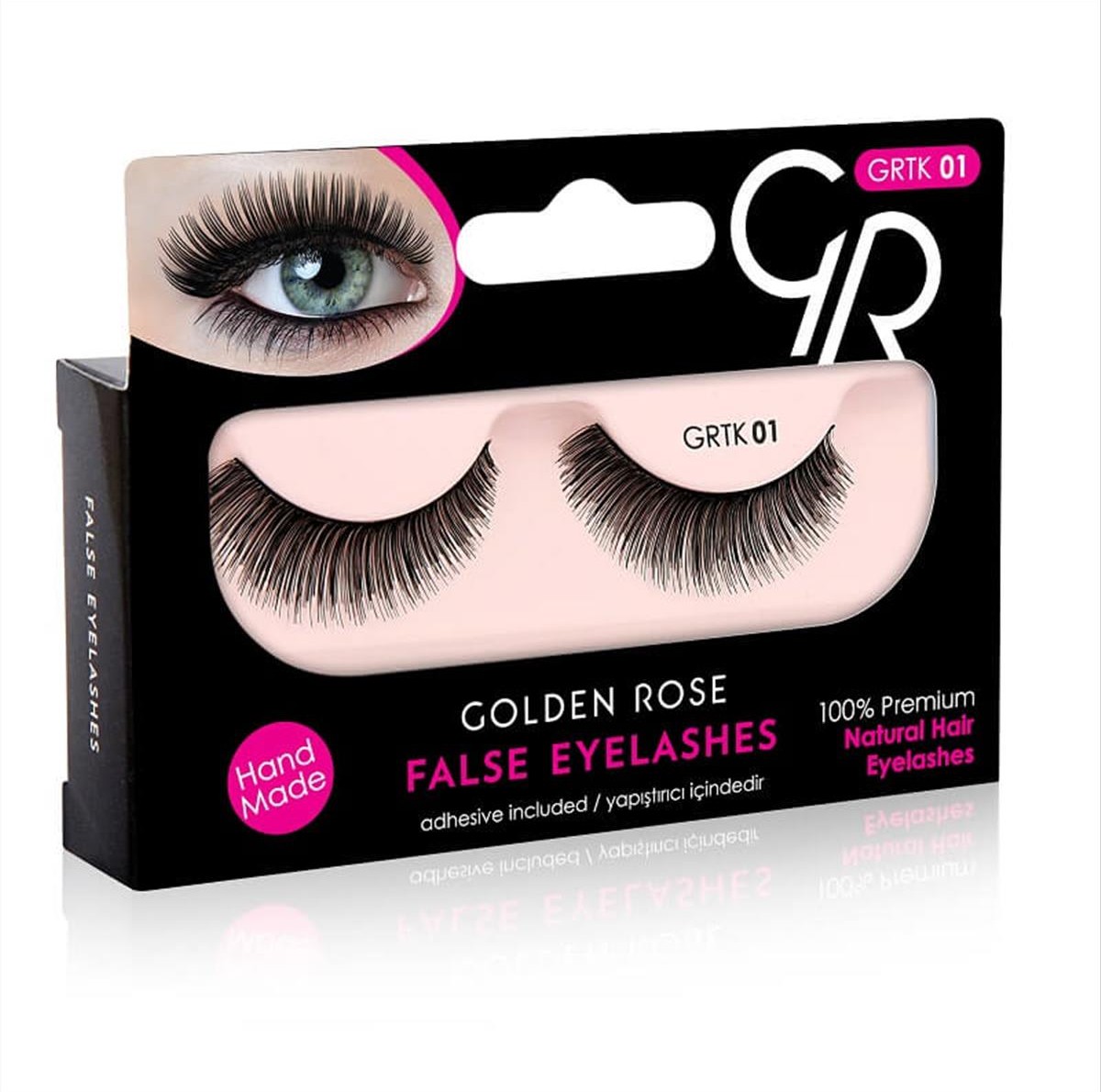 Eyelashes Golden Rose