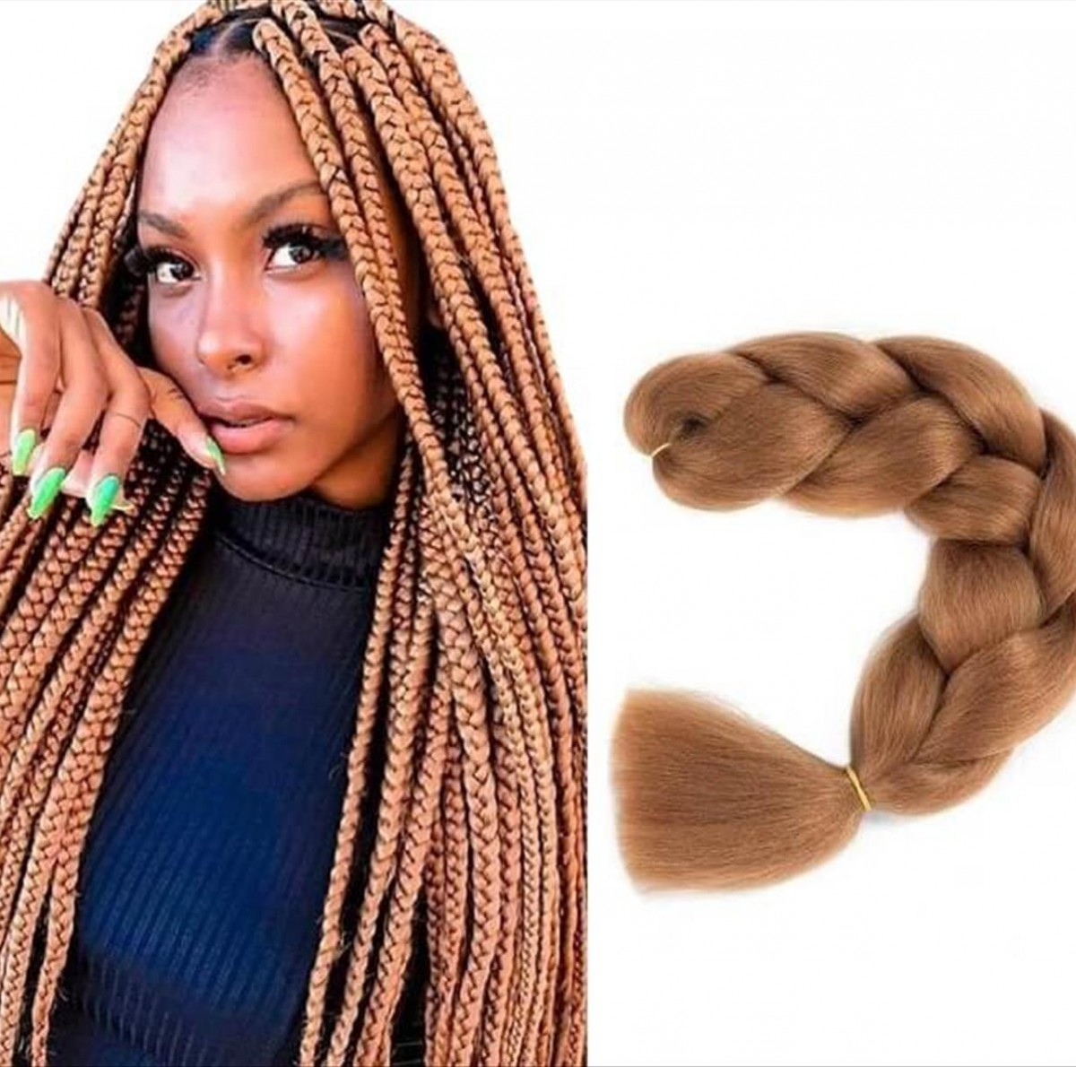 Μαλλιά για Ράστα Jumbo Braid 30 125cm