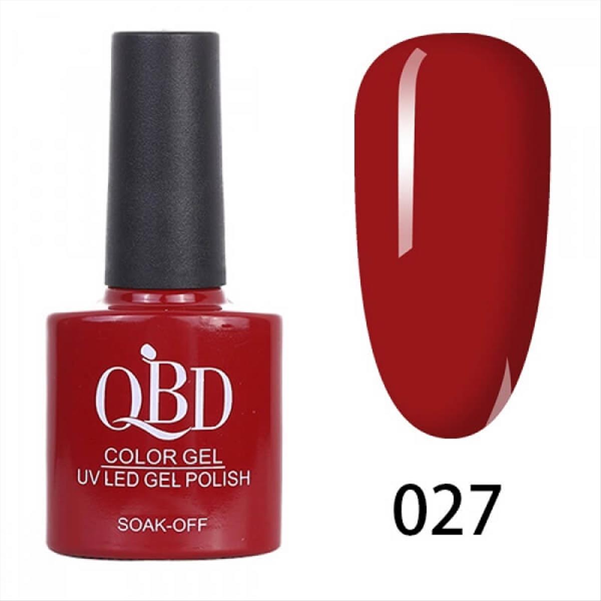 QBD Color Gel Uv/Led Gel Polish Shellac 027 - 10ml