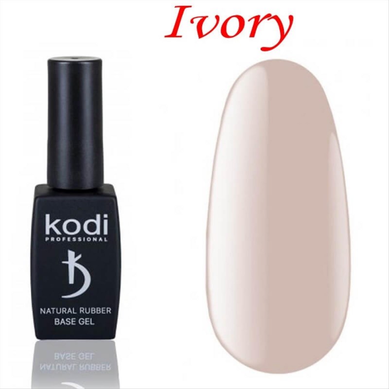 Semi-permanent Varnish Kodi Rubber Base Ivory 12ml