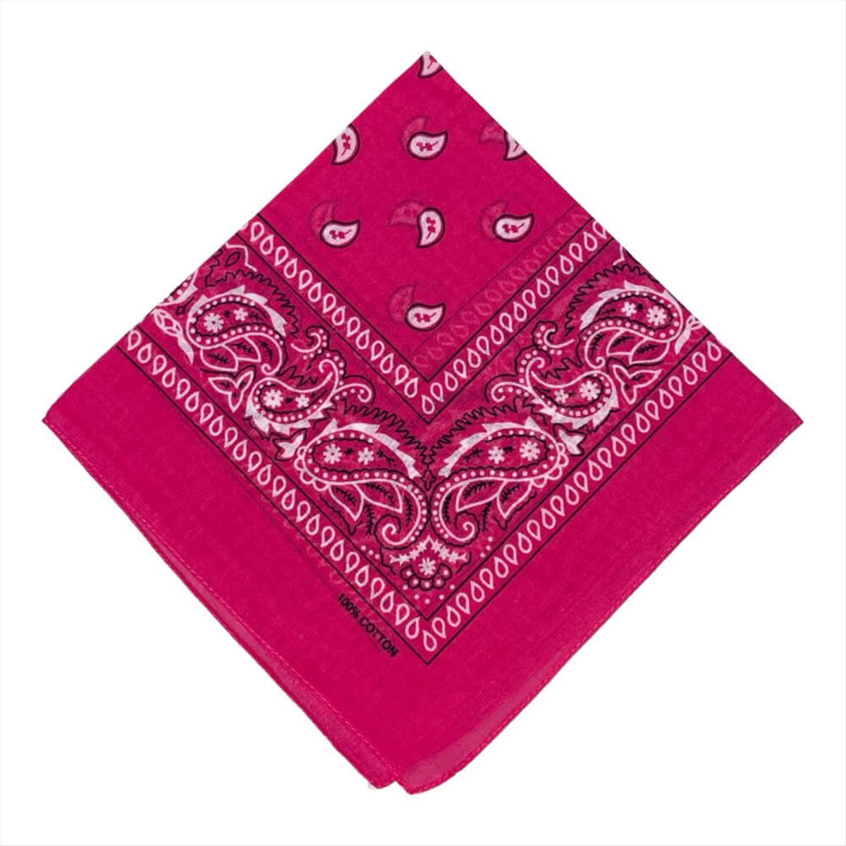 Bandana headband fuchsia