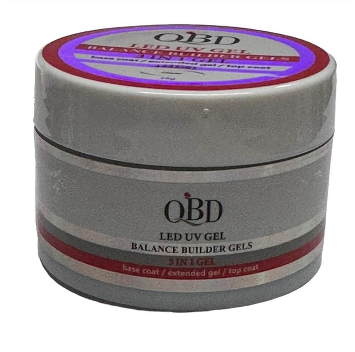 QBD  Gel Uv/Led 3 in 1 Balance Builder Gel Clear 15g