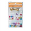 Decorative Rings for Hair Mix Size Kit Colored