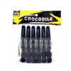 Toni & Guy Κλιπ Κομμωτηρίου Crocodile Sharon Dedicated Black 6pcs