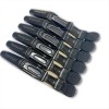 Toni & Guy Hairdressing Clips Crocodile Sharon Dedicated Black 6pcs