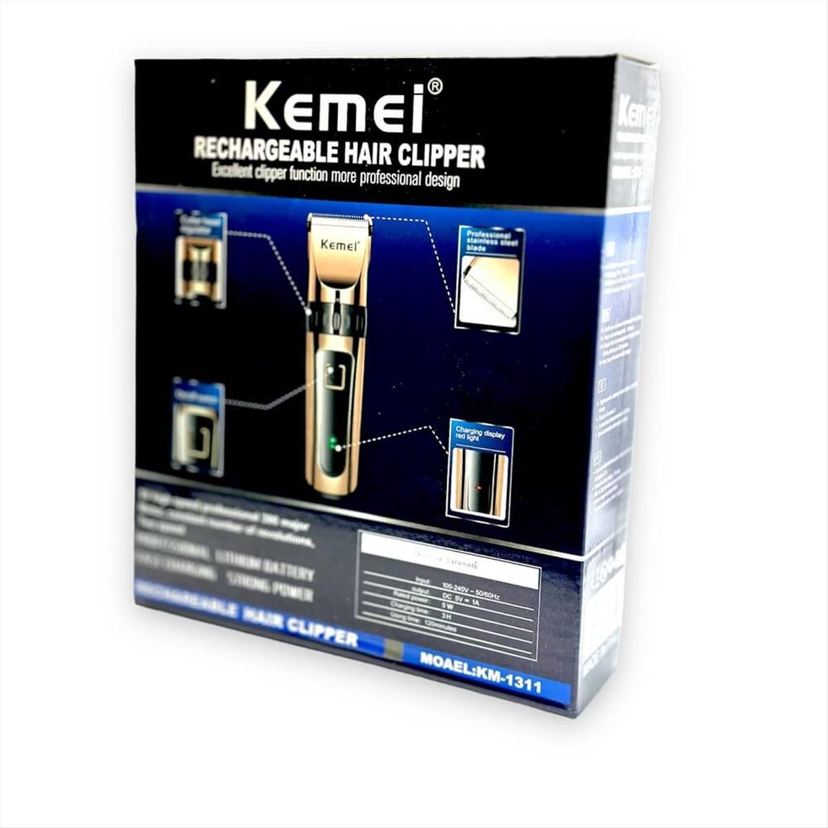 Hair Clipper Kemei KM-1311 Gold