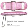 Manicure Cushion with Folding Footrests - Pink