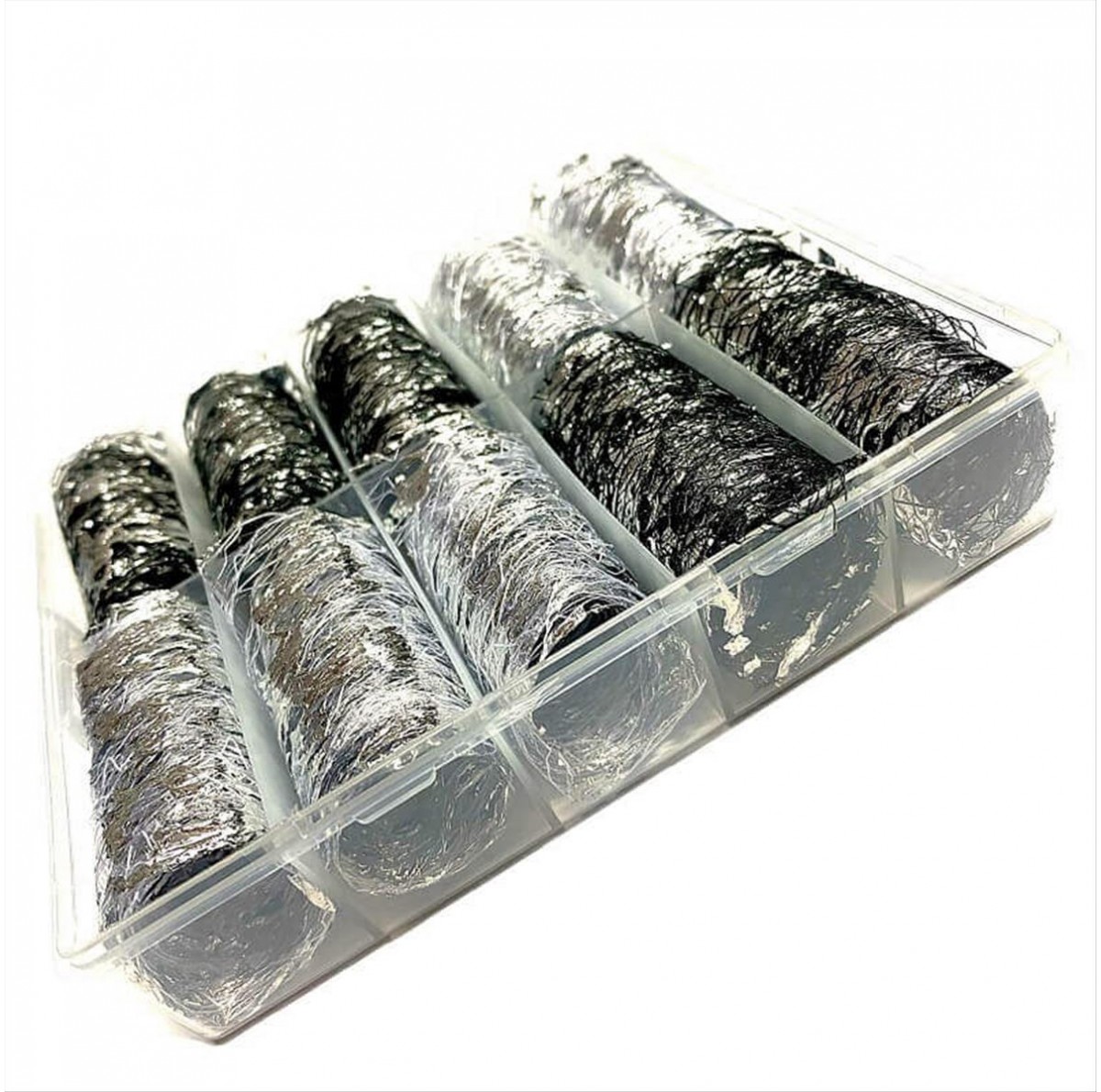 Nails Foils Silver Set 10pcs