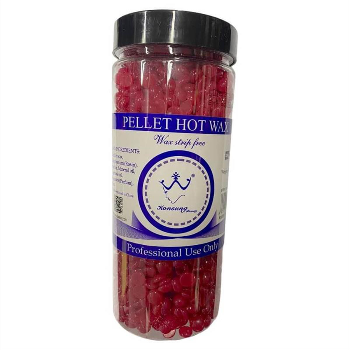 Depilatory wax drops pomegranate Konsung 300gr