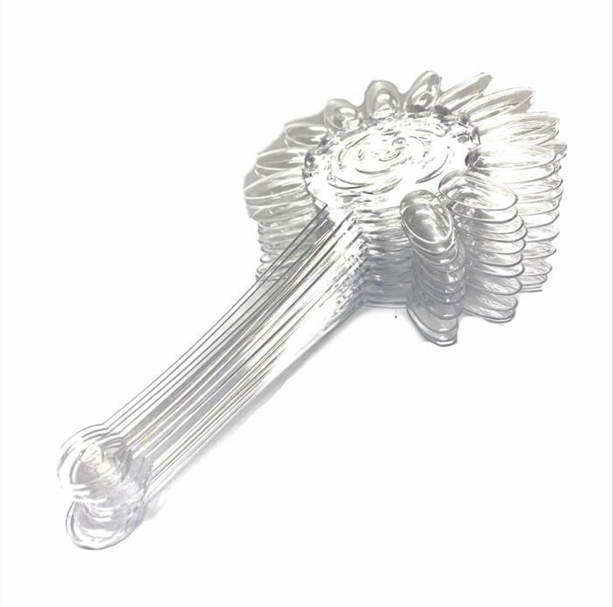 Clear color nail sample