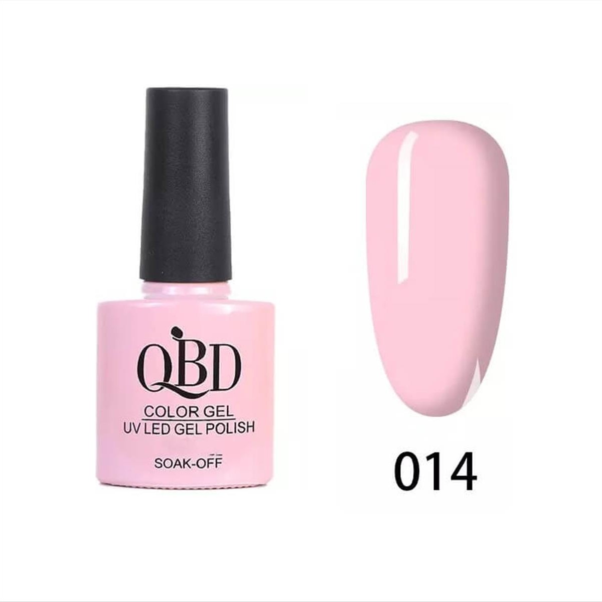 QBD Ημιμόνιμο Βερνίκι Color Gel Uv/Led Gel Polish 014 - 10ml