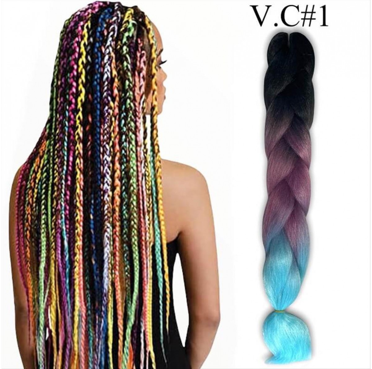 Hair Xpress  Jumbo Braid V. #C1 125cm