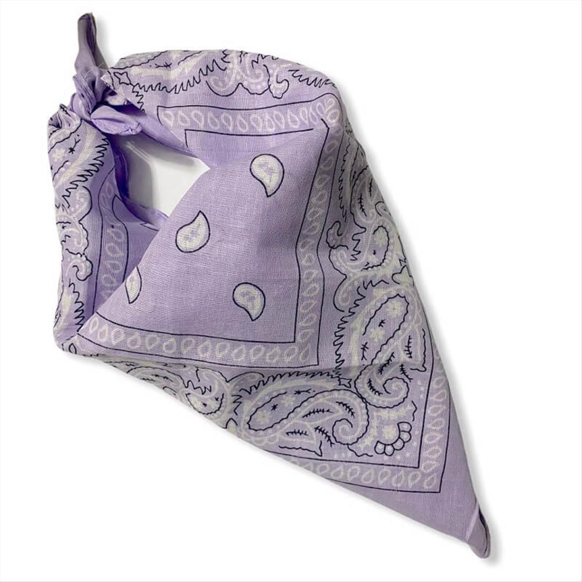 Bandana headband lilac