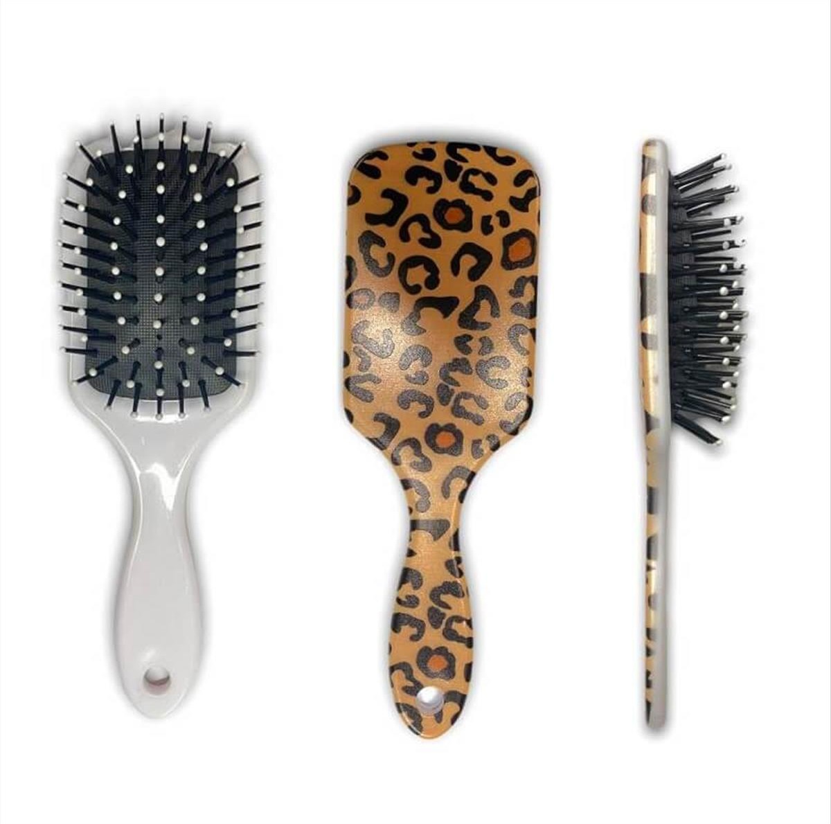 Hair Brush Mini Leopard