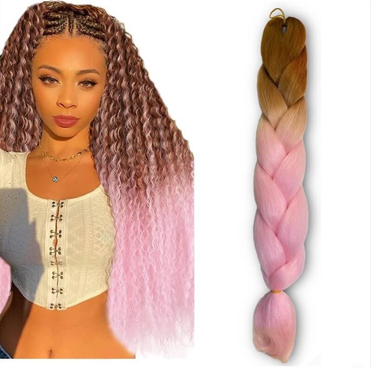 Μαλλιά για Ράστα Jumbo Braid B42 125cm