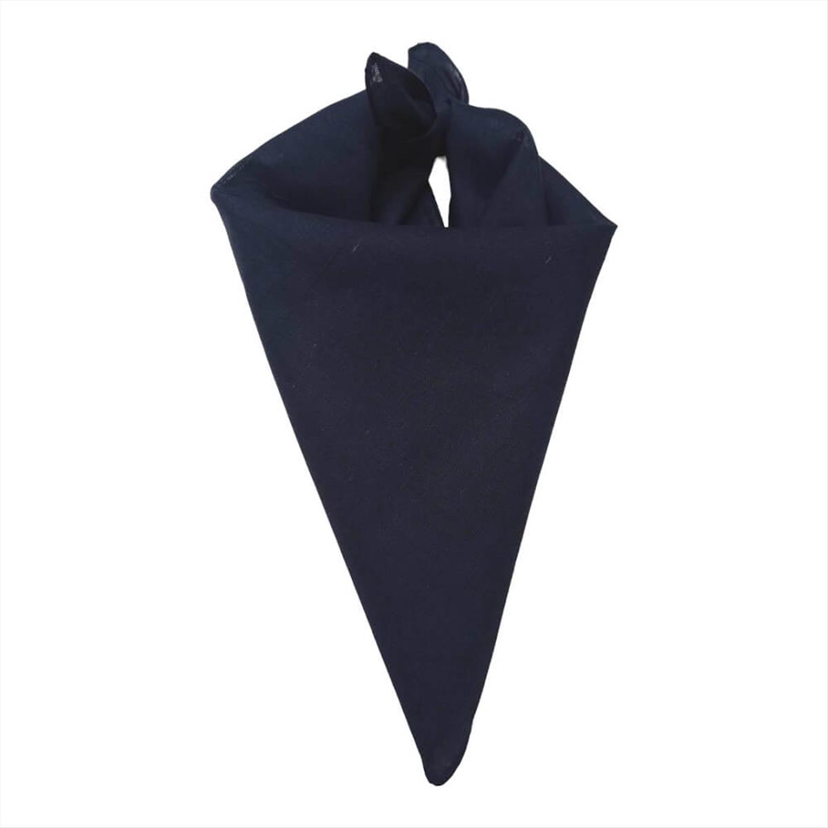 Bandana Ribbon Monochrome Dark Blue FHS-07