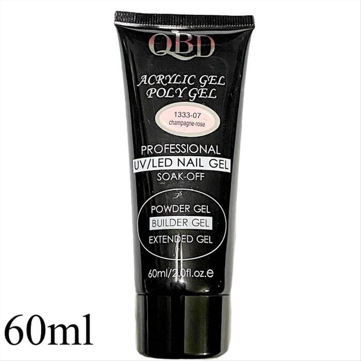 QBD Acrygel Uv/Led Champagne Rose 07-60ml