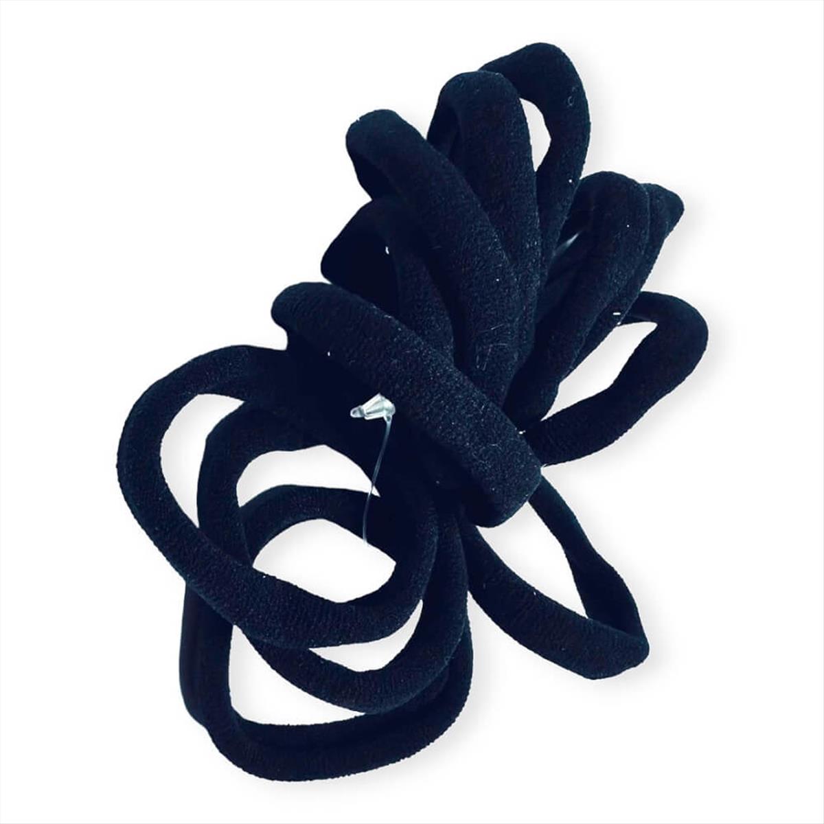 Hair Band Black Simple set of 12 pcs