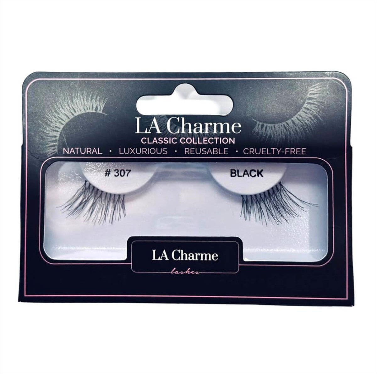 Βλεφαρίδες La Charme μισές 307 Black