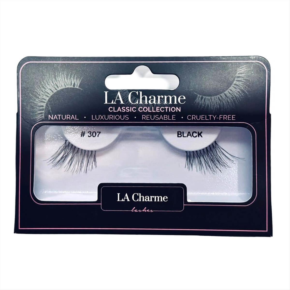 Βλεφαρίδες La Charme μισές 307 Black