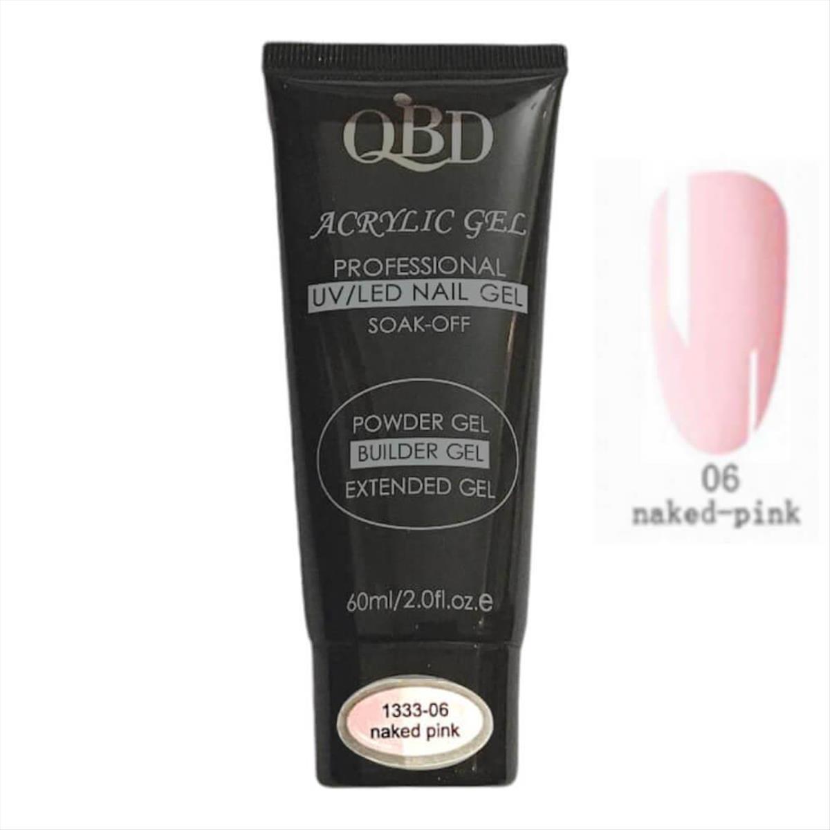 QBD Acrygel Uv/Led Naked Pink 06-60ml