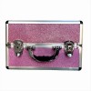 Aesthetic  case Fuchsia Suitcase with Glitter