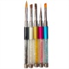 Set Nail Brush With Strass 5pcs