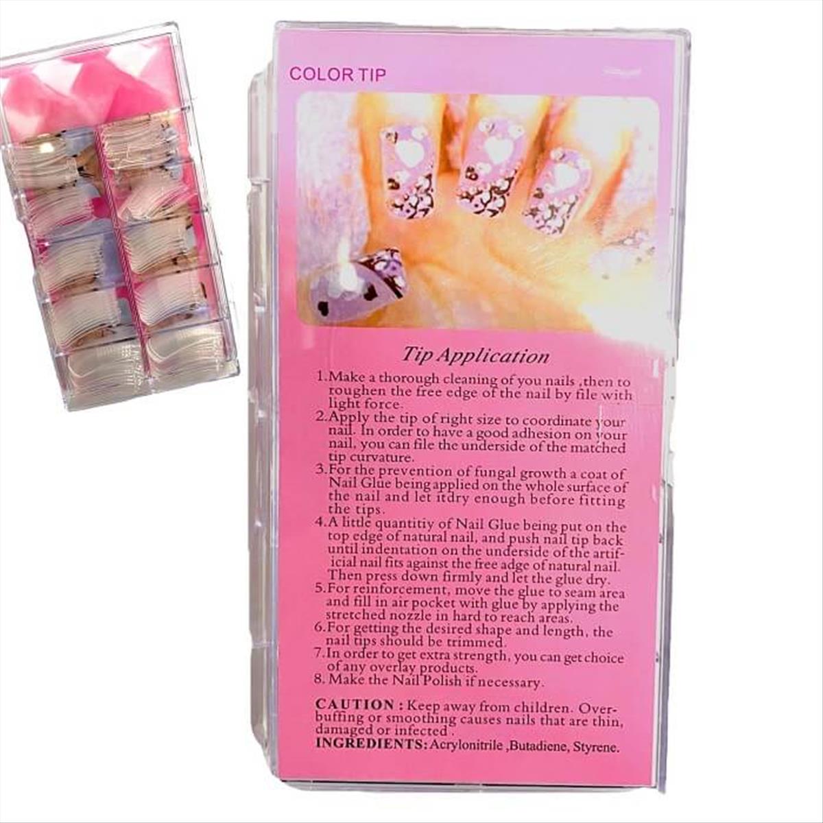 Νύχια Dual Forms για Gum Gel (Acrygel) 100Pcs