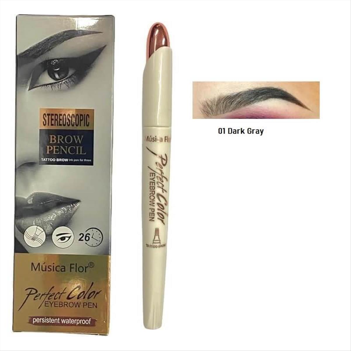 Tatto Eye Brow Pen Musica Flor 01 - 1.5ml