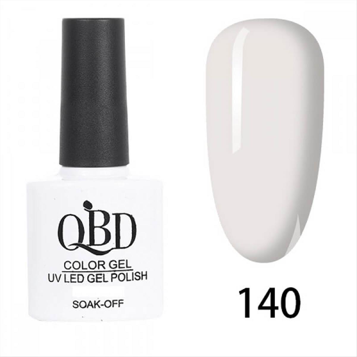 QBD Color Gel Uv/Led Gel Polish Shellac 140 - 10ml